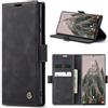 Azororo Cover per Samsung Galaxy S24 Ultra 5G, Premium PU Pelle Custodia, Magnetica Carta Fessura Portafoglio Case, Flip Cavalletto Custodia per Samsung Galaxy S24 Ultra- Nero