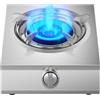 Generic Cucina a gas for uso domestico, bruciatore di pulizia integrato in acciaio inox GPL/GN, protezione automatica contro lo spegnimento della fiamma, cucina 5,2 kW(NG)