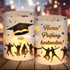 BOYATONG 12 lanterne antivento, decorazione da tavolo, regalo per esame superato, decorazione laurea 2025, decorazione per diploma di maturità, laurea, diploma di maturità austriaco, festa di fine studi
