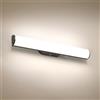 OOWOLF 31.5cm Lampada da Specchio per Bagno - 12 W Luce Naturale 4000K IP44 Impermeabile Luce Specchio LED Applique Bagno Specchio Moderno Illuminazione