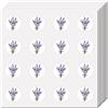 CREATCABIN 128 pz Adesivi Rotondi Lavanda Piccoli Fiori Viola Decalcomanie 0.98 Etichette Autoadesive in Vinile Impermeabile Cerchio Punti Laptop Album Cellulare Bagagli Libri Scrapbooking 2.5x2.5cm