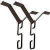 Angoily Ganci di montaggio per catene antipioggia a forma di V, 2 adattatori in metallo per lo scarico delle grondaie, per un facile fissaggio della catena della pioggia e protezione dagli spruzzi