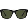 Persol Occhiali da Sole PO 3313S Black/Grey Green 55/20/145 unisex