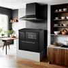 Dmora - Cucina a legna Dteodoran, Fornello a legna, Stufa da cucina tradizionale, Cucina vintage, Made in Italy, 87x79 h51 cm, Nero