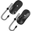 Generic Base for mouse controller di gioco 2pcs con mini topi portatili di cottore sinistro ergonomico+supporto for staffa controller destro for accessori NS2 GMAing