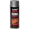 INRAL Vernice Spray per Alte Temperature - Fino a +800°C - per Forni, Termosifoni, Griglie e Scarichi - Senza Cromo, Multi-Superficie, Uso Interno ed Esterno - 400 ml