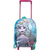 Disney Frozen Scuola Asilo Zaino Trolley Premium 34 cm.