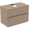 Ideal Standard Finesse mobile con top La: 80,2 A: 55,8 P: 44 cm, 2 scomparti estraibili, E3477UP, Finesse [Mobili da Bagno > Mobili Lavabo]