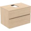 Ideal Standard Finesse mobile con top La: 80,2 A: 55,8 P: 50,5 cm, 2 scomparti estraibili, E3498US, Finesse [Mobili da Bagno > Mobili Lavabo]