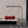 Fortis Brera Steel extend rubinetto da cucina, orientabile, bocca estraibile, 1566STEEL, Brera Steel acciaio inox spazzolato [Rubinetteria da Cucina > Rubinetti da Cucina]