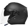 SJAPEX Casco Moto Bluetooth Open Face Casco Moto Jet, Con Visiera Parasole, Cruiser Scooter Mezzo Casco Moto/Caschi Ciclomotore, Approvati ECE, Per Uomini E Donne Adulti 2,54-59CM