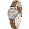 PINDOWS Orologi da donna, design analogico al quarzo elegante con cinturino in pelle, orologio da cerimonia alla moda impermeabile con quadrante luminoso, facile da leggere