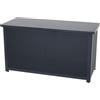 Siena Garden Contenitore per cuscini Sabano, grigio scuro, 135,5 x 58,7 x 75 cm