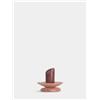 BY ON BYON Candlestick Lara XS 5280607806 - Portacandele in vetro soffiato a bocca, motivo floreale, 9 cm, realizzato a mano da Byon Studio