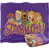 LOGOVISION Scooby Doo!! Scooby Gang Coperta super morbida al tatto setoso - 152 x 127 cm