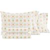 Linen Market Set di lenzuola per letto queen size, 4 pezzi, colore: corallo azteco, dormi meglio che mai con queste lenzuola ultra morbide e rinfrescanti per il tuo letto queen size, con tasca