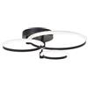 Brilliant Brillante lampada da soffitto a LED dal design moderno nero