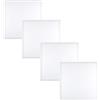YASTA Plafoniera Led Soffitto 60x60 Da Incasso Per Cartongesso Luce Naturale 48w Pannello Luminoso Per Controsoffitto Con Cornice Bianca Ultra Slim 4000k (4)