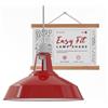 DC VOLTAGE Paralume da Soffitto Moderno in Metallo Rossa 30 cm Facile da Installare Lampada a Sospensione per Camera da Letto Cucina Bagno Stile Antico