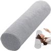 seokor Cuscino Cilindrico Cervicale 40x10/12x50 Cuscini Collo/lombare/Gambe/Schiena Supporto Cuscini Rimovibile Dormire Cuscino a Rullo lungo per Divano e Letto, yoga,Auto(A2,20x70cm/8x27in)