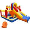 Ballsea Castello gonfiabile per bambini con ventilatore, gonfiabili per bambini di 3~8 anni, gonfiabile per bambini 335 × 280 × 206 cm