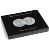 Leuchtturm 348033 Astuccio per Monete VOLTERRA - 20 Monete d'Argento American Eagle in Capsule per Monete - 1 OZ. - Nero