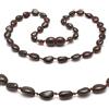 Baltic Secret Selected Baltic Amber Collana in ambra, realizzata a mano, per donna, uomo, piccola e adulta, gioiello naturale, idea regalo, gioiello del Mar Baltico, portafortuna, 33 CM, Pietra, Ambra