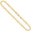 EDELIND Catenina Uomo Oro giallo 14 k (585) Fantasia, largh. 3.5 mm, con Chiusura a moschettone con passante, marchio di garanzia made in Germany, 42 cm lung.,4.1 g. Peso
