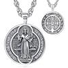 EUDORA Harmony Ball EUDORA Collana Harmony Ball Argento Sterling 925 Santi e Arcangeli Medaglia dell'Arcangelo Michele Regalo di Gioielli della Vergine Maria San Cristoforo