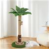 Woochpet Tiragraffi alto 89 cm con corda in sisal, tiragraffi per gatti da interni, adulti, con giocattolo per gatti e palla interattiva, per gattini, adulti, gatti