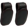 kwinfei 2 Pezzi Porta Occhiali Auto, Porta Occhiali da Sole Auto Magnetico in Pelle Carbonio, Clip Visiera Universale per Auto SUV con Chiusura Magnetica, per Biglietti, Carte, Occhiali, Elegante