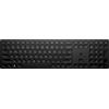 HP 450 Tastiera Wireless, Connessione con Dongle USB-A a 2,4 GHz, 20 Tasti Personalizzabili, Autonomia fino a 20 Mesi, Qwerty, Layout Italiano, Compatibile con Windows 10, 11 e macOS, Nera