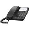 Gigaset DESK 400 - Telefono da tavolo o parete - Telefonare in Modo Semplice - Selezione DTMF o a Impulsi Regolabile, Nero [Versione Italiana]