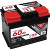 CilliTek Batteria Auto da 60AH 540A 12V polo positivo destro cassetta L2