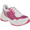 GUESS Women's SAMRA Sneaker, Pink/White 660, 7.5