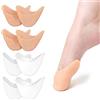 MIVAIUN 4 Paia Salvapunte in Silicone Gel, Salvapunte in Silicone Danza Classica, Piede Suggerimento Manicotto, Salvapunta per Scarpe a Punta Ballet e Danza Classica, Protettore Copri Dita