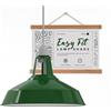DC VOLTAGE Paralume da Soffitto Moderno in Metallo Verde 30 cm Facile da Installare Lampada a Sospensione per Camera da Letto Cucina Bagno Stile Antico
