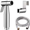 WEIDMAX doccetta per lavandino, doccetta in acciaio inox per doccia/doccia bidet, con tubo da 1.2M e staffa di supporto, ideale per l'igiene personale quotidiana