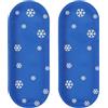 Fefod Ice Pack per borsa termica diabetico, 2 pezzi Ghiaccio Gel Riutilizzabile, Cuscinetti Terapia Caldo/Freddo, Impacchi Gel per Insulina Caso di Viaggio, Impacco Freddo di Insulina, 17.5 x 7 cm
