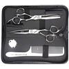 Sharonds - Set di forbici professionali da parrucchiere, 15 cm, set di forbici da barbiere e regolatore per pettini