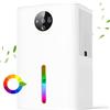 QUIQEI Deumidificatore Casa 1.8L, Elettrico Portatile, Anti Muffa, Ultra Silenzioso, Timer 6/8/10h, Autospegnimento, Luce 7 Colori, Per Umidità e Muffa, Ideale per Camera, Bagno, Armadio