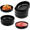 POPAPIE 8 Pezzi Ciotole per Salsa,Ciotola Da Immersione,Rund Piatto per Salsa Di Soia,Piattino per Salse Impilabili,Plastica Mini Ciotole per Antipasti Condimenti Sushi Ketchup Barbecue