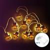 Levitantes Ghirlanda di luci a LED con batterie 3AA, pupazzo di neve appeso in legno, bianco caldo, 3 m, ideale per decorazioni natalizie e feste.