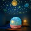 BEPER Proiettore Stelle Bambini, Luce Notturna Cupola LED, Proiezione a Tema Spazio e Animali, Rotazione Automatica, Cavo USB compreso