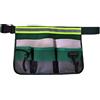 Generic Cintura porta attrezzi, piccola borsa per attrezzi, organizer in vita, tasche con striscia riflettente, soluzione di trasporto portatile per donne, uomini, tecnici, lavoratori, falegnami, elettricisti