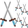 pclapora 10 Pezzi Spade Gonfiabili Spada Pirata Giocattolo, Spade Lunghe Gonfiabili, Spada Giocattolo Bambino, per Compleanno Festa a Tema Costume Carnevale Spettacoli Travestimenti Halloween Feste