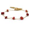 Miracles Minéraux Bracciale in acciaio inossidabile placcato oro con pietre naturali | Gioiello Elegante| Fatto a mano in Francia | litoterapia | benessere, Taglia unica, Pietra, acciaio inox dorato