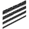 Jewow Acciaio Inossidabile Uomo Collana a Catena, Larghezza 4/6/8/10mm, Lunghezza 36-76cm