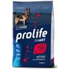 Generico Prolife Cane Adult Smart Adult Medium MANZO e RISO, alimento secco completo per cani adulti di taglia media, confezione da 2,5Kg.
