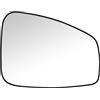 SENZEAL Vetro dello Specchietto Lato Passeggero Riscaldato con Piastra Portante per Renualt Megane MK3 2008-2015 Latitude 2010-2015 963650005R 963660005R (Destro)